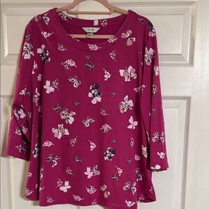 Floral Pink Women's Top